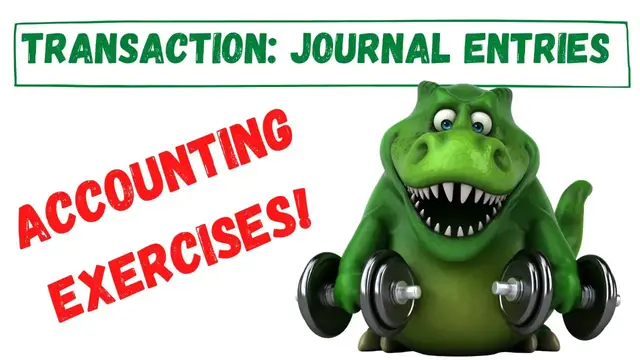 'Video thumbnail for Analyzing Transactions | Journal Entries Example | Accounting How To'