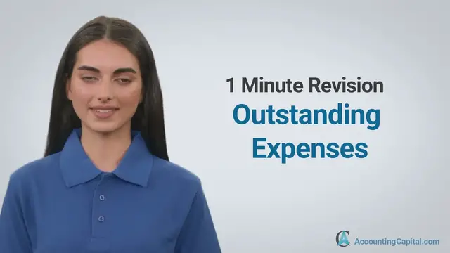 'Video thumbnail for Outstanding Expenses - 1 Minute'