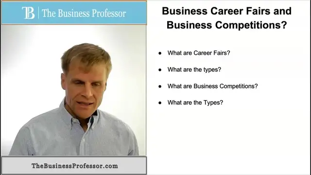 'Video thumbnail for Business Competitions and Career Fairs'