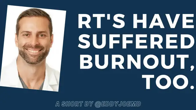 'Video thumbnail for Respiratory Therapist's (RT) Have Suffered Burnout, Too (One-Minute Journal Club)'