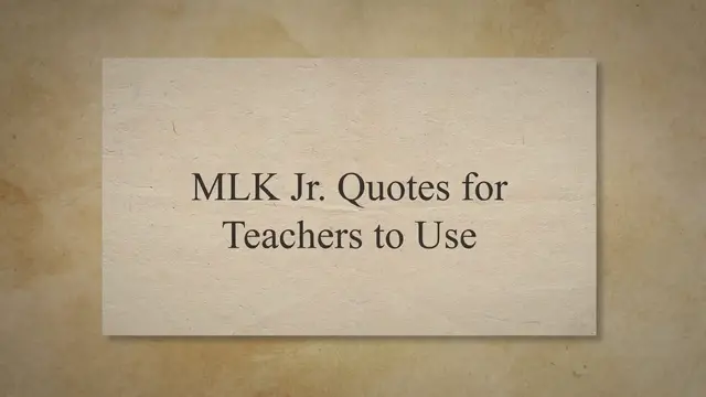 'Video thumbnail for Quotes for Martin Luther King Jr Day'
