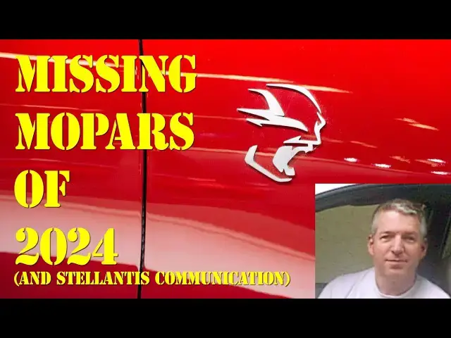 'Video thumbnail for Missing Mopars of 2024: Where are the promised Jeeps, Dodges, Rams, and Chryslers?'