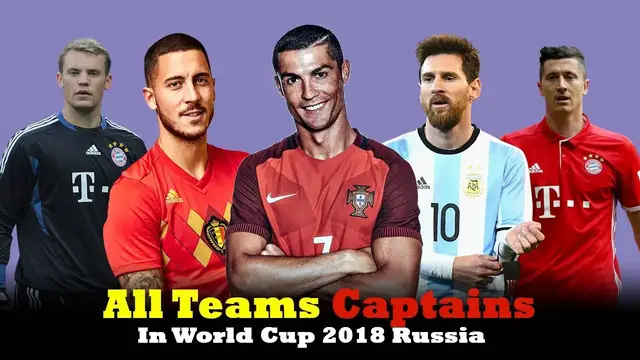 'Video thumbnail for Do You Know All Teams Captains In World Cup 2018 Russia'