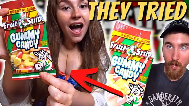 'Video thumbnail for From Gum To Gummy | Fruit Stripe GUMMY Review!'