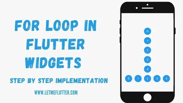 'Video thumbnail for How To Use For Loop In Flutter Widgets | Flutter Tutorial | Flutter Widgets | For Loop In Dart'