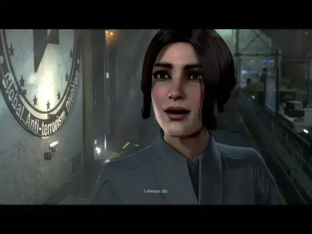 'Video thumbnail for Deus Ex: Mankind Divided - Delara Auzenne 'Work With Me' (Inquire) Choice Dialogue at TF-29 HQ'