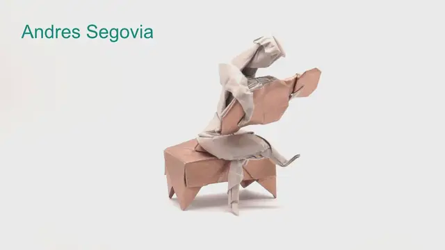 'Video thumbnail for Origami Man with Guitar'