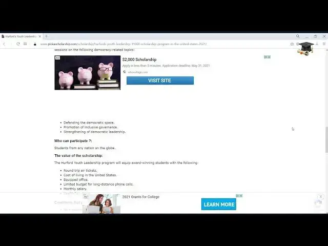 'Video thumbnail for Hurford’s Youth Leadership $11,000 Scholarship Program in the United States 2021'