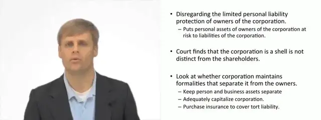'Video thumbnail for Piercing the Corporate Veil'