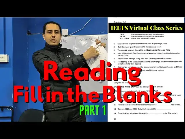'Video thumbnail for Are "Fill in the Blanks" the easiest IELTS Reading questions?'