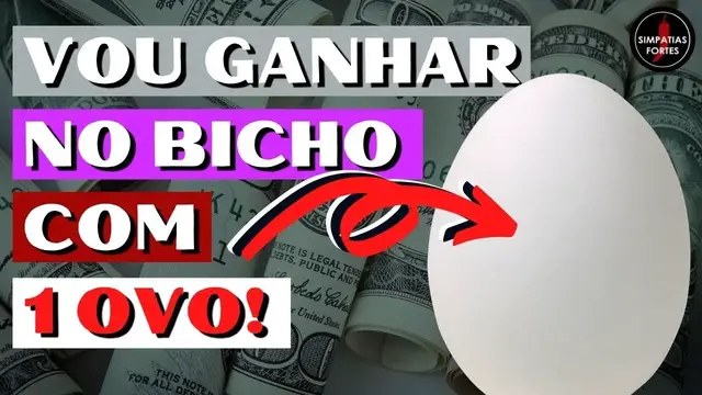 'Video thumbnail for SIMPATIA PARA GANHAR NO BICHO - Use apenas um ovo e açúcar para ganhar quantas vezes quiser'
