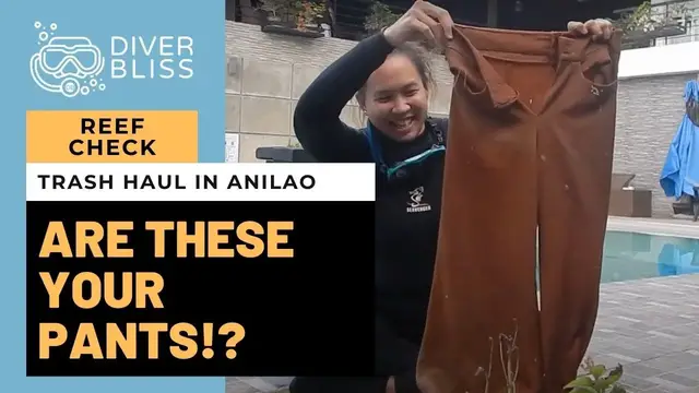 'Video thumbnail for Are these your pants?! I found clothes while scuba diving in Anilao, Batangas!'