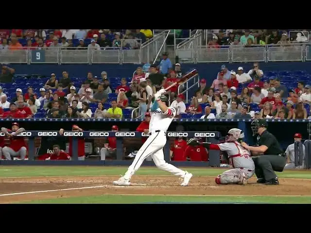 'Video thumbnail for Eric Wagaman BELTS a Solo Home Run! | 3rd HR of 2025 | Miami Marlins | 04/21/2025'