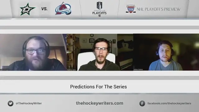 'Video thumbnail for Stars vs. Avalanche 2024 NHL Playoff Preview - Series Predictions'
