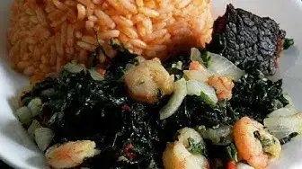 'Video thumbnail for Vegetable & Prawn Stir Fry for Nigerian Jollof rice, Boiled Plantains e.tc'