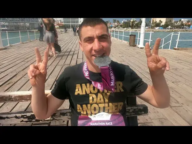 'Video thumbnail for 42 km Limassol marathon (2 challenge)'