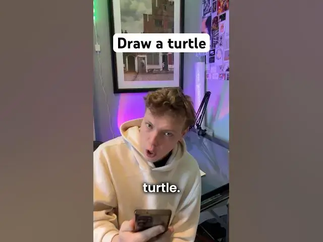 'Video thumbnail for Painting a turtle with watercolours #art'
