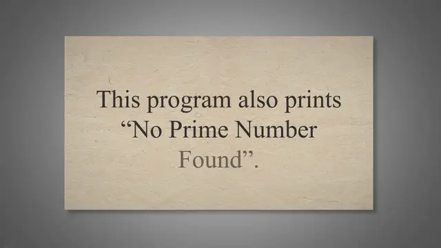 'Video thumbnail for Java Program To Find The Largest Prime Number Among N Numbers'