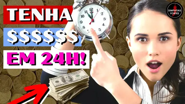 'Video thumbnail for SIMPATIA PARA GANHAR DINHEIRO EM 24H -  Como ganhar dinheiro urgente'