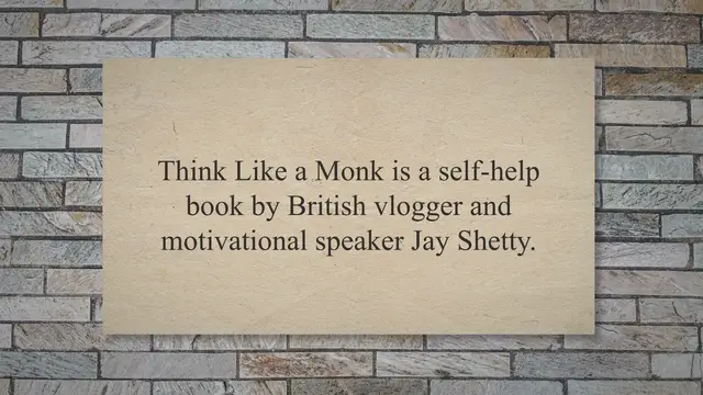 'Video thumbnail for Think Like a Monk'