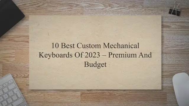 'Video thumbnail for 10 Best Custom Mechanical Keyboards of 2023 - Premium and Budget'