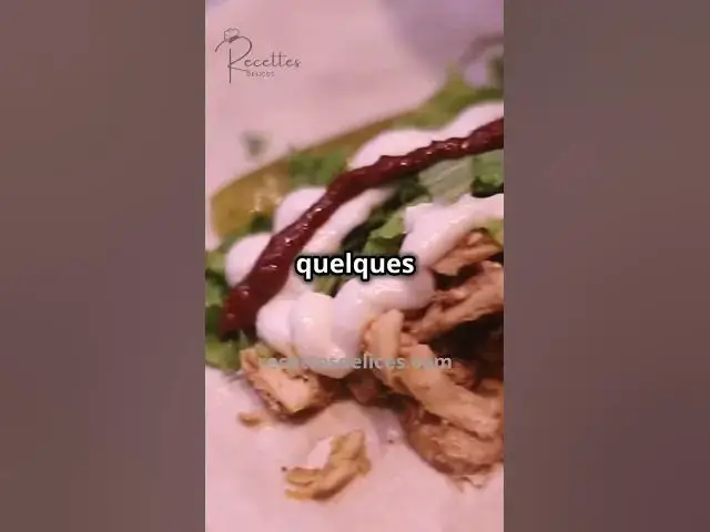 'Video thumbnail for Wrap Poulet Chaud  Saveurs en Toute Simplicité'