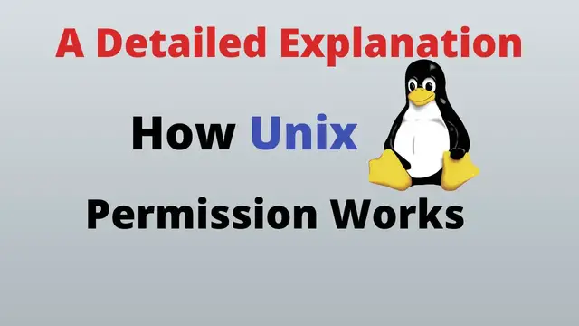 'Video thumbnail for Basics Of Unix Permission and How Unix Permission Works'