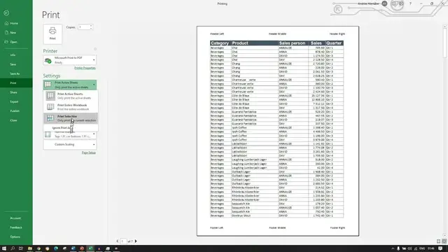 'Video thumbnail for Print with Excel'