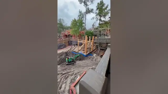 'Video thumbnail for Construction Update for Tiana's Bayou Adventure from the Magic Kingdom  #waltdisneyworld'