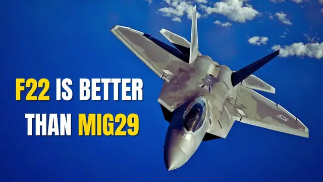 'Video thumbnail for 10 Reasons Why F22 is Better Than Mig-29 | F22 vs Mig-29'