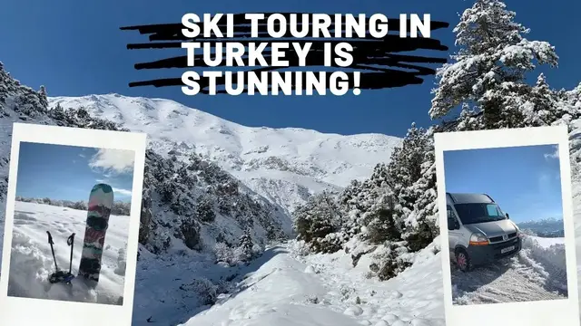 'Video thumbnail for Blown away by SKI TOURING in TURKEY | Vanlife Turkey'