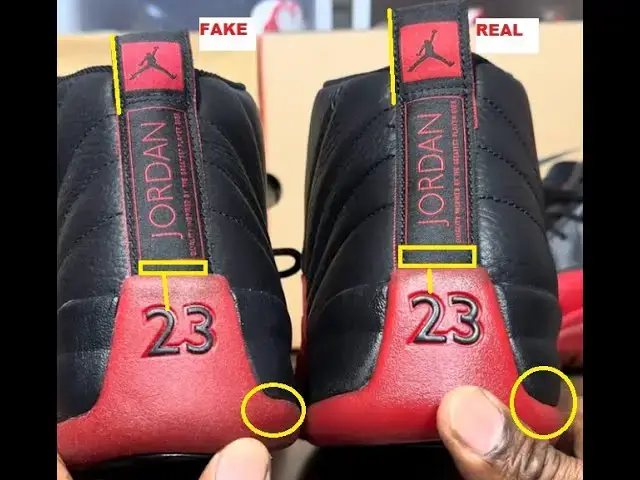 'Video thumbnail for How To Quickly Identify The 2025  Fake Air Jordan 12 Flu Game'