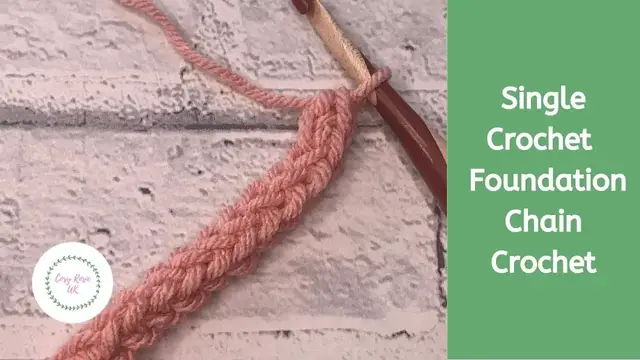 'Video thumbnail for Crochet Single Crochet Foundation Chain - FSc'