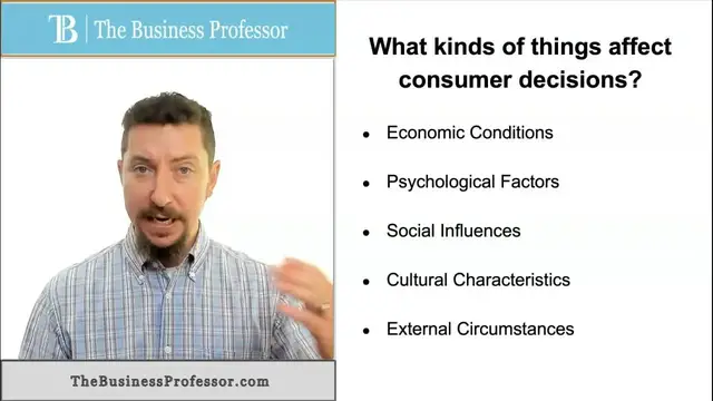 'Video thumbnail for Things that Affect Consumer Decisions'