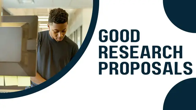 'Video thumbnail for How to write a good research proposal (in 9 steps)'