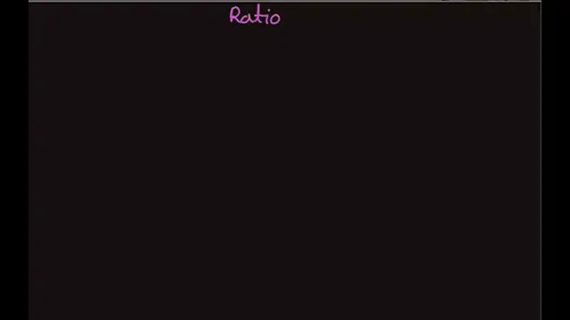 'Video thumbnail for Ratio'