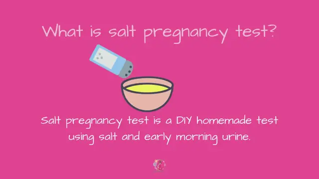 'Video thumbnail for Salt Pregnancy Test'