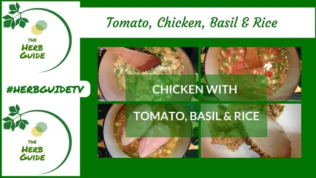 'Video thumbnail for Tomato Basil Chicken and Rice|One Pot Chicken with Rice'