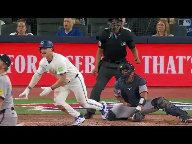 'Video thumbnail for Alan Roden HAMMERS a Two-Run Home Run! | 1st HR of 2025 | Toronto Blue Jays | 04/15/2025'