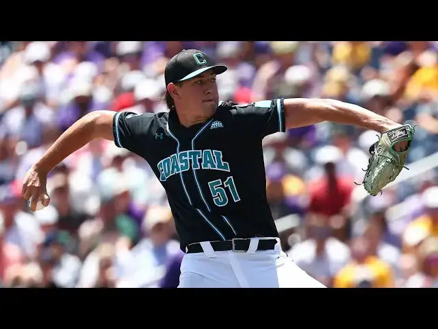 'Video thumbnail for Jacob Morrison 2025 College Baseball Highlights! | Coastal Carolina Chanticleers'