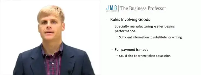 'Video thumbnail for Exception to the Statute of Frauds'