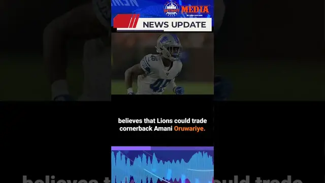 'Video thumbnail for Insider suggests Detroit Lions could trade CB Amani Oruwariye'