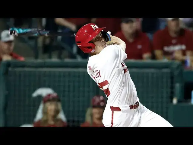'Video thumbnail for Kuhio Aloy 2025 College Baseball Highlights! | Arkansas Razorbacks'