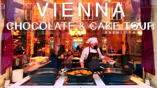 'Video thumbnail for Vienna, Austria 🇦🇹  Food Walking Tour Fine Chocolate & Cake Shops 2022 ASMR'