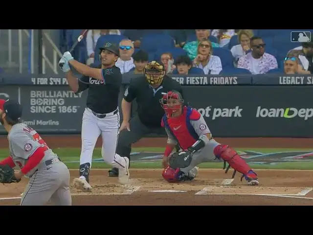 'Video thumbnail for Matt Mervis SMACKS a Solo Home Run! | 4th HR of 2025 | Miami Marlins | 04/12/2025'