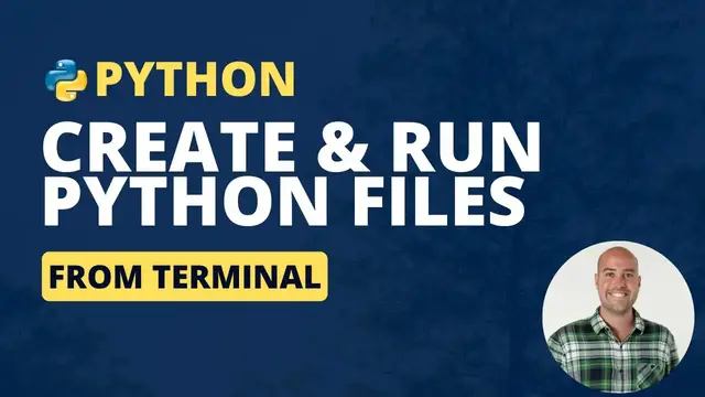 'Video thumbnail for Create Python File From Terminal (Command Line) | jcchouinard.com'