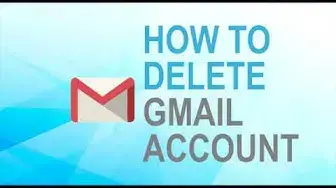 'Video thumbnail for How to delete Gmail account?'