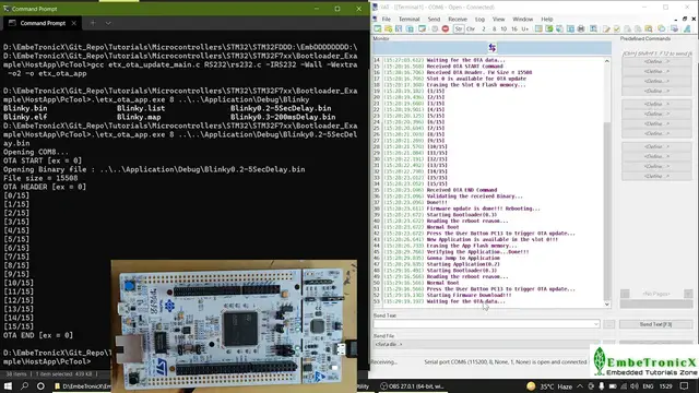 'Video thumbnail for STM32 Bootloader Tutorial Part 5 - Adding more features to the STM32 Bootloader (Slot 0, Slot 1)'