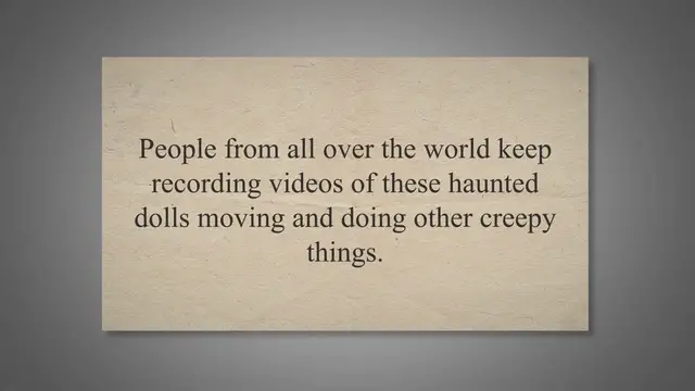 'Video thumbnail for 10 Things You Should Know Before Buying A Haunted Doll'