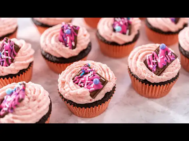 'Video thumbnail for Chocolate Strawberry Cupcakes So Good, You’ll Want Seconds'